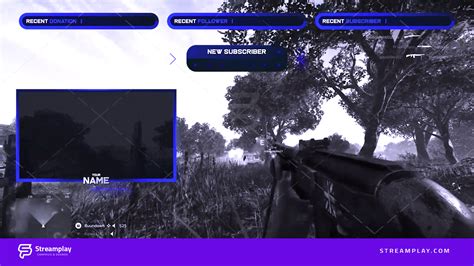 Modern Elements Animated Stream Package Streamplay Graphics