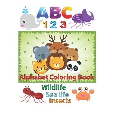 Abc 123 Alphabet Coloring Book An Activity Book For Toddlers And