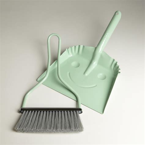 Our Happy Mint Smiley Dustpan Brings A Housewarming Quality To Your