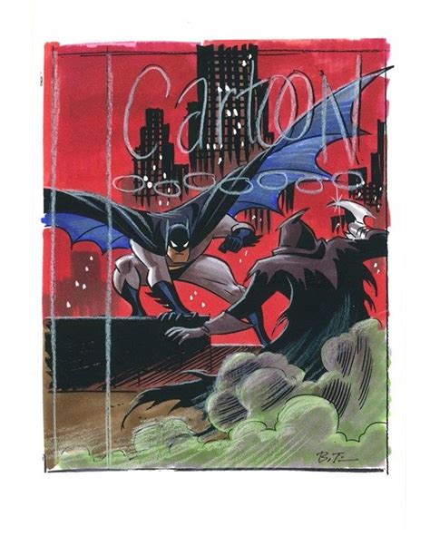 Bruce Timm Batman Mask Of The Phantasm Cover Prelim Comic Art Best