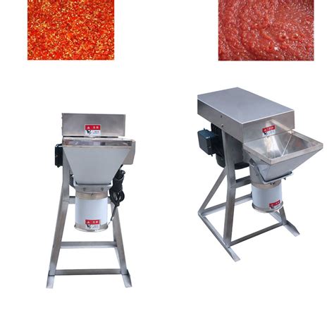 Industrial Commercial Tomato Chili Sauce Paste Processing Machine Ginger Garlic Chili Paste