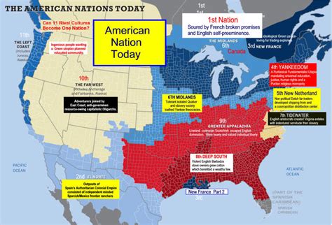 Nations Of North America Map Map Of World