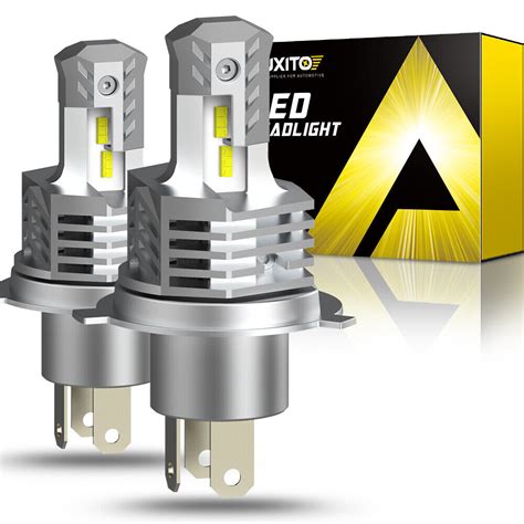 AUXITO H4 9003 LED Headlight Bulbs Hi Low Beam Conversion Kit 6000K