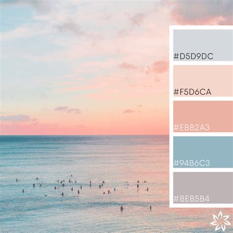 Beaches In Summer Color Palette Bergh Consulting