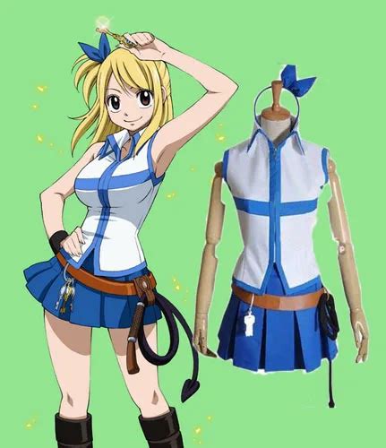 Buy Fairy Tail Lucy Heartfilia Cosplay Costume Custom