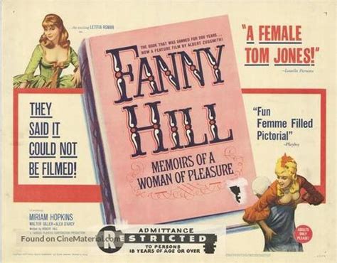 Fanny Hill 1964 Movie Poster