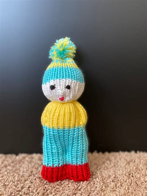 Loom Knitted Comfort Doll Etsy
