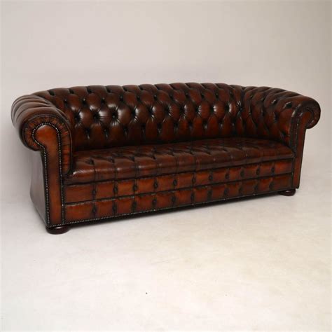 Choosing the best sofa style for your space. Antique Leather Chesterfield Sofa - Marylebone Antiques