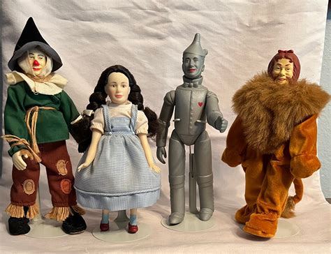 Wizard Of Oz Doll Set And Stands Etsy