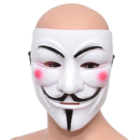 anonymous hacker v for vendetta guy halloween fancy dress party face mask lot ebay