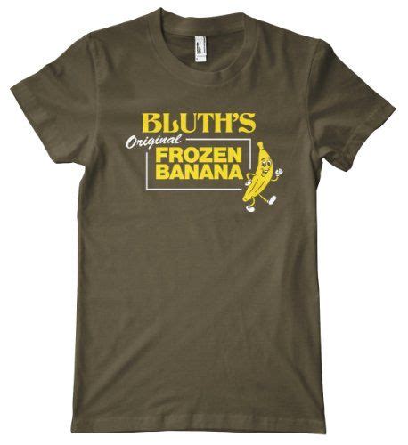 Bluths Original Frozen Bananas Premium T Shirt Army Sm