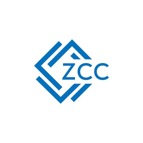 Zcc Technology Letter Logo Design On White Background Zcc Creative