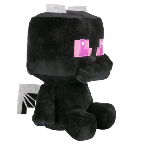 Jinx Minecraft Crafter Ender Dragon Plush Stuffed Toy Black 8 75 Tall