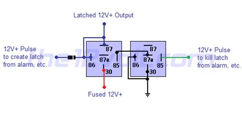 12v Latching Relay Wiring Diagram Wiring Diagram