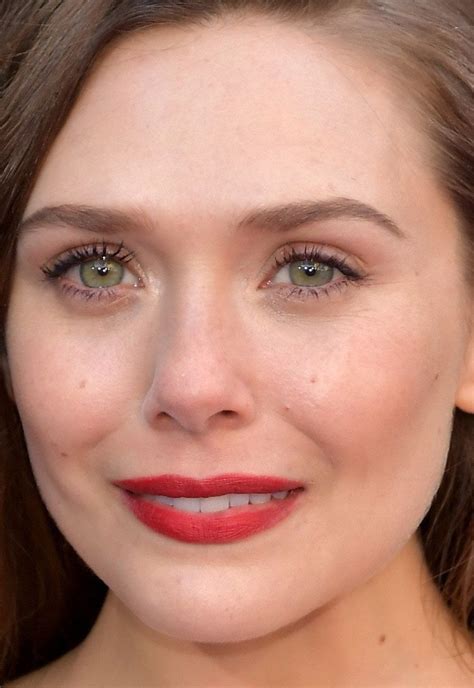 Close Up Of Elizabeth Olsen At The 2018 Premiere Of Avengers Infinity
