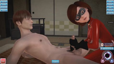 3D Porn The Incredibles Elastigirl Helen Parr Blowjob And Handjob