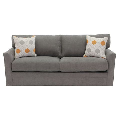 Wonderful Gray Tempurpedic Sofa Bed Design With Double Sections And Patterned And Colorful Cushions 750x750 