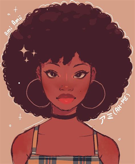 how to draw afro textured 4c hair an explanation tutorial drawings of black girls girl hair
