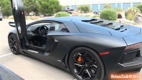 He reviewed the ad you wrote for me in the may issue. Matte Black Lamborghini Aventador LP700-4 - YouTube