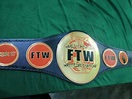 TAZ FTW World Heavyweight Wrestling Championship Belt Adult | Etsy