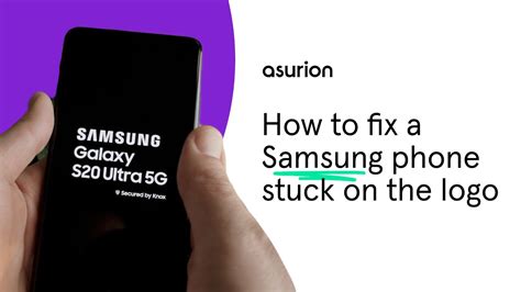 How To Fix A Samsung Phone Stuck On The Logo Asurion Youtube