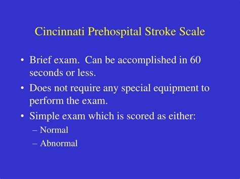 Ppt Neurological Assessment Of The Suspected Stroke Victim For The