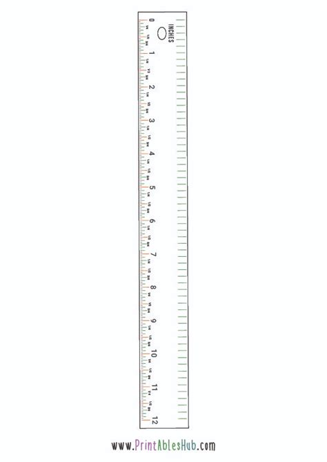 Free Printable 12 Inch Ruler Templates Pdf Blank Template With