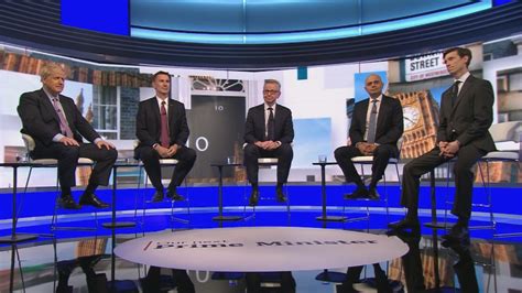 Tory Leadership Hopefuls Clash Over Brexit Escape Route During Tv Debate Itv News