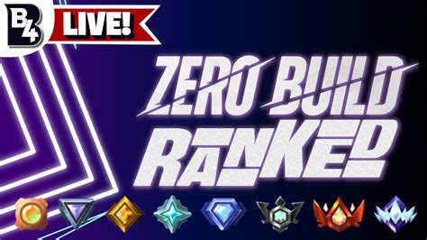 Getting Diamond In Zero Build Ranked Youtube
