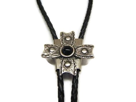Items Similar To Trending Item Bolo Tie Religious Cross Jewelry
