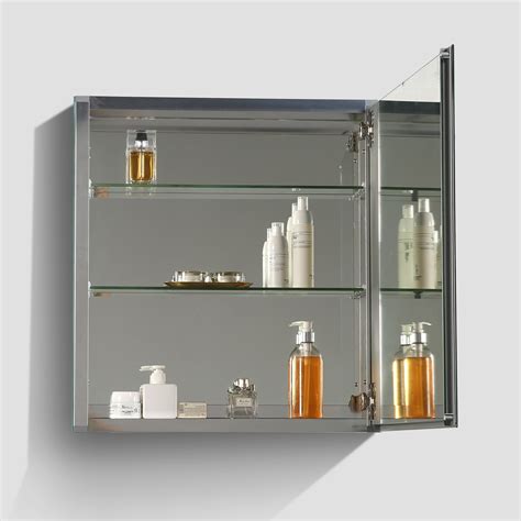 Wall Mount Medicine Cabinet With Lights Eviva Lazy 24 Inch All Mirror