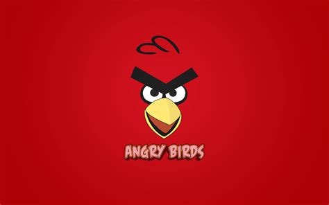 Wallpaper Illustration Logo Red Background Brand Angry Birds