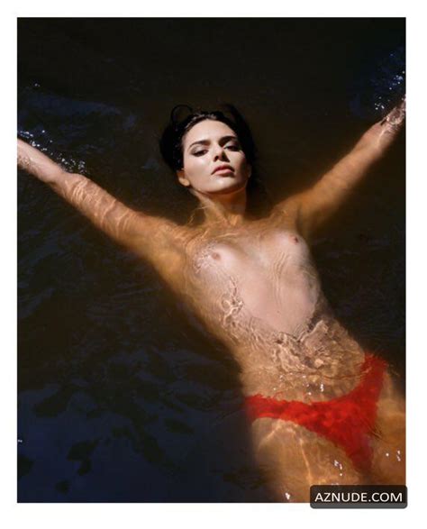 Kendall Jenner Topless In The Water With Bare Tits Aznude