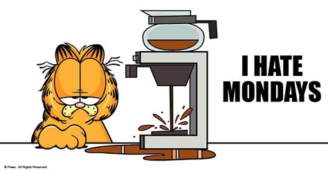 Ill Say This For Mondayits Consistent Garfield Cartoon
