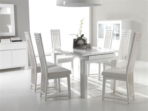 Oak dining set a 7 piece traditional white and natural wooden dinette table with 6 chairs which is the best kitchen or living room solution guaranteed country rustic room furniture sets for 6 on sale. Perfect decision for your home interior - white leather ...