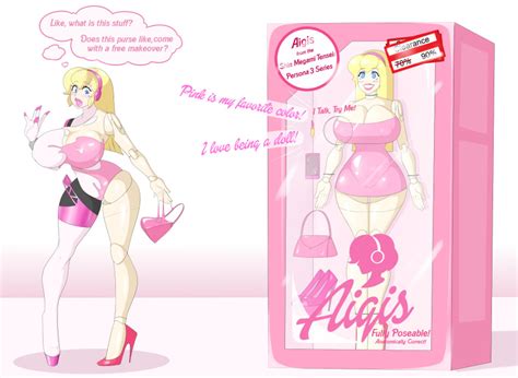 Rule 34 1girls Aegis Aigis Barbie Franchise Big Breasts Big Lips