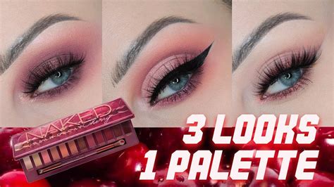 Urban Decay Naked Cherry Palette Looks Palette Beccaboo Youtube