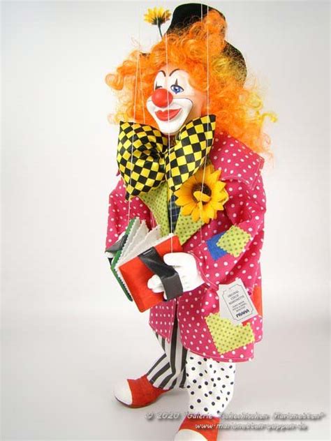 Buy Clown Marionette Pn115 Gallery Czech Puppets And Marionettes