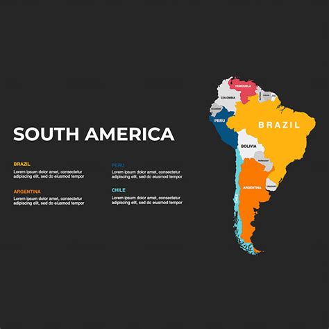 South America Infographics Map Editable Ppt And Keynote