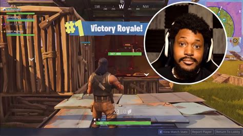 Coryxkenshin Gets His First And Final Win On Fortnite Youtube
