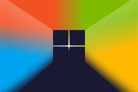 Microsoft Windows Wallpaper 4K, Logo, Gradient background, Colorful ...