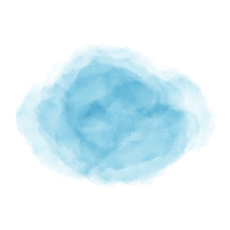 Abstract Light Blue Watercolor For Background Vector Soft Watercolor