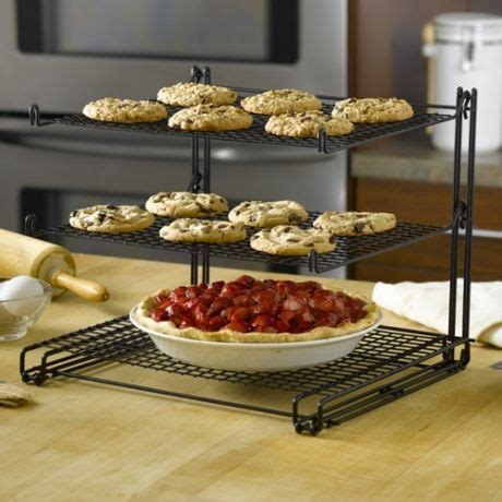 Nifty Non Stick Tier Cooling Rack Great Space Saving Idea Baking