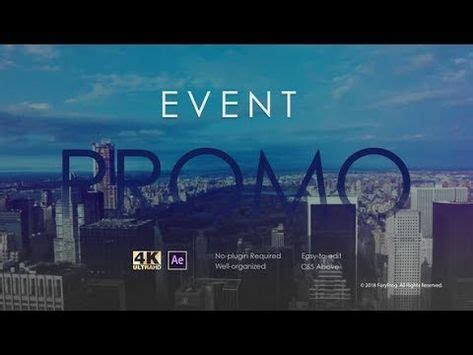 Event Promo | After effects templates, After effects, Templates