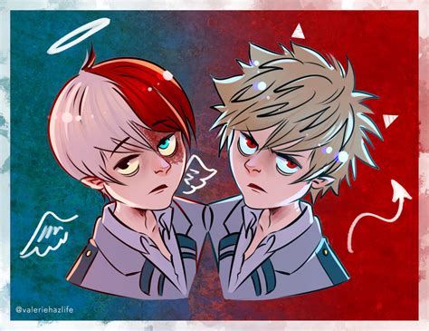 Angel Shouto Demon Bakugo By Shirosakihichi On Deviantart