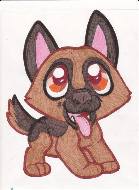 Easy Drawing Of Cute Puppy