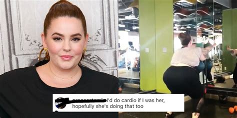 Tess Holliday Is Sick Of Fat Shamers Commenting On Her Workout Routine Self