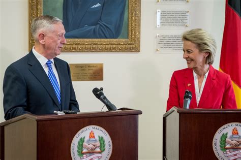 Remarks By Secretary Of Defense James Mattis At Marshall Center