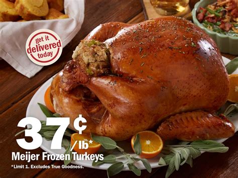 meijer feast for less 37¢ per pound meijer frozen turkey more milled