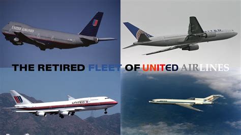 The Retired Fleet Of United Airlines Youtube